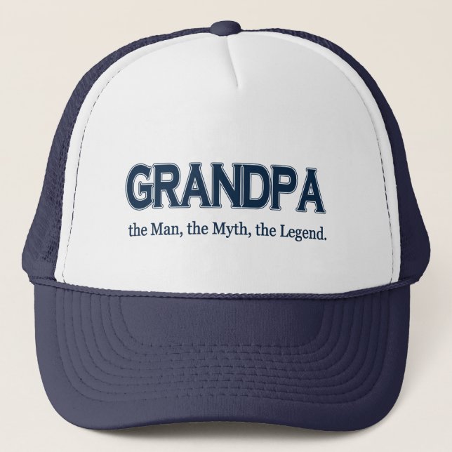 Gorra de la leyenda del mito del hombre del abuelo (Anverso)