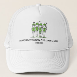 Gorra de la Liga de Golf de las Damas Personalizad