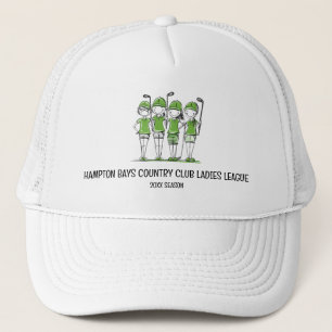 Gorra de la Liga de Golf de las Damas Personalizad