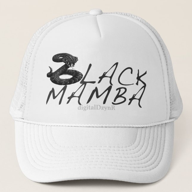 gorra de la "MAMBA NEGRA" de DzynR digital (Anverso)