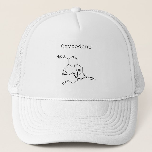 Gorra de la molécula de Oxycodone (Anverso)