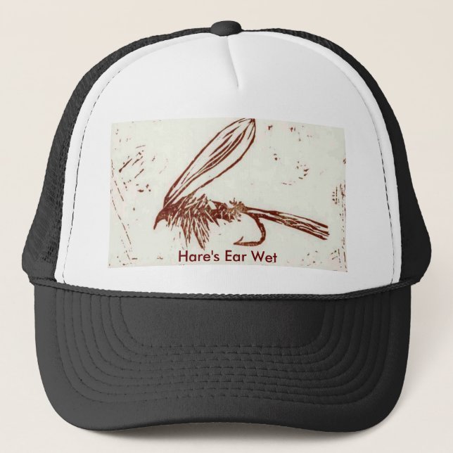 Gorra de la mosca de truchas clásicas "Hare's Ear  (Anverso)