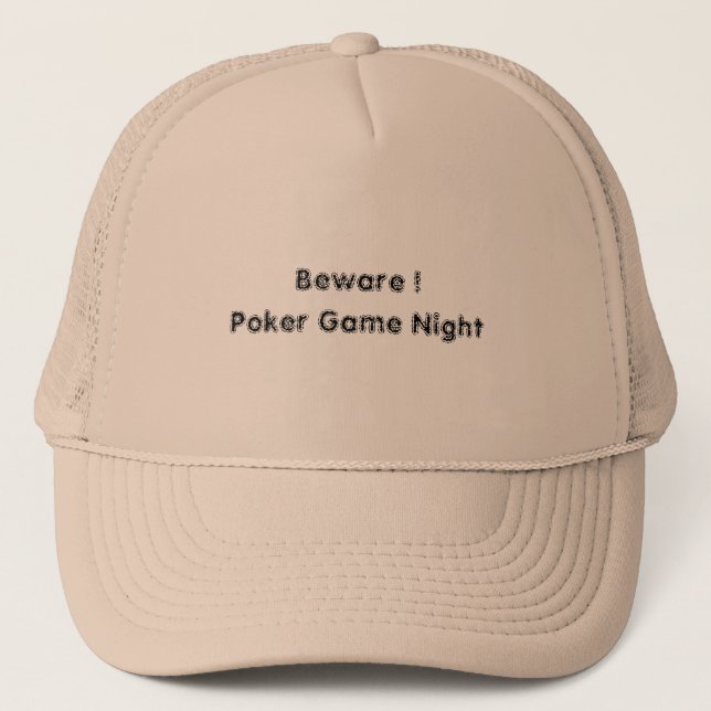 Gorra de la noche del póker (Anverso)