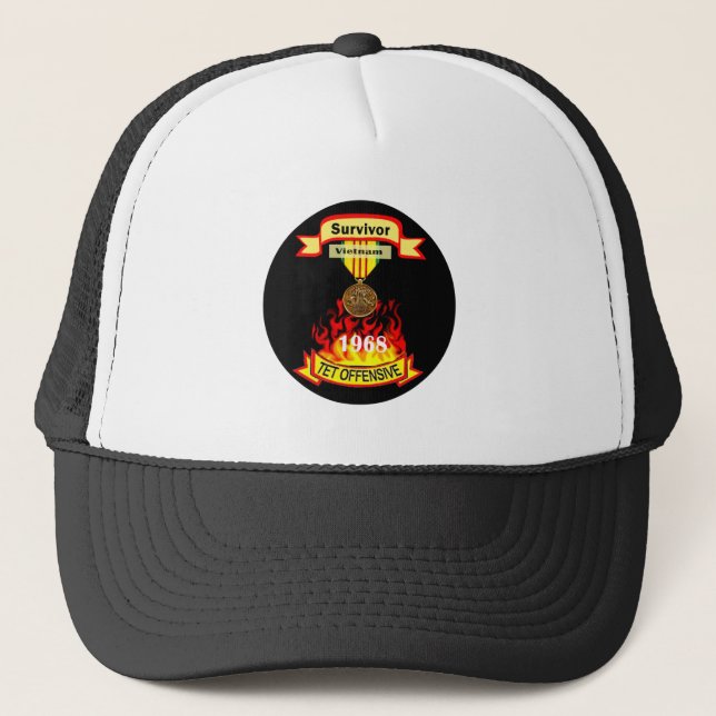 Gorra de la ofensiva de Vietnam Tet del (Anverso)