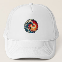 Gorra de la ola de sol del surfista