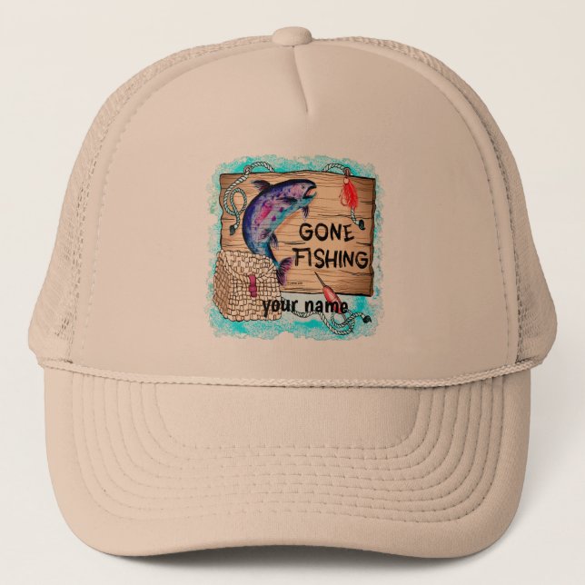 Gorra de la pesca ininterrumpida (Anverso)