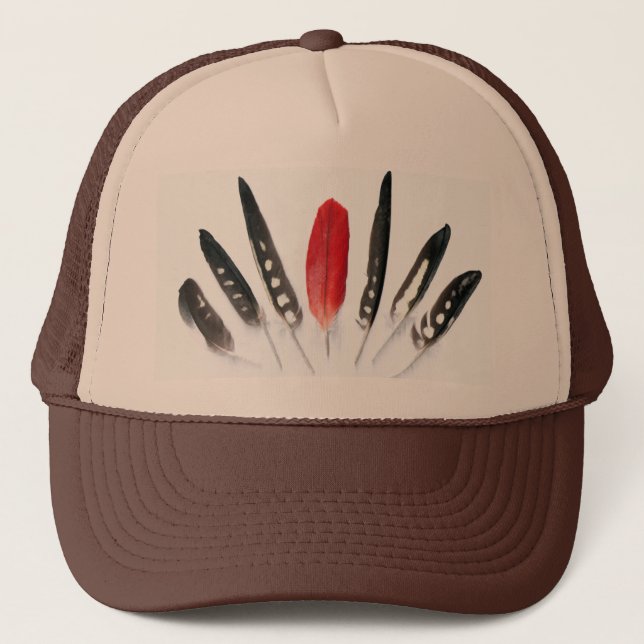 Gorra de la pluma II del loro (Anverso)