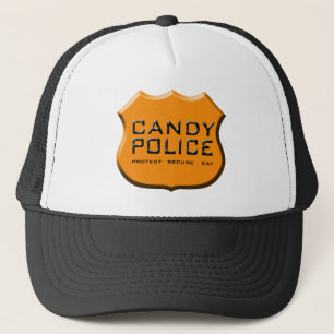 Gorra de la policía del caramelo