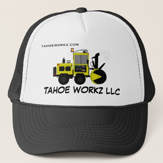 Gorra de la retirada de la nieve de Tahoe Workz (Anverso)