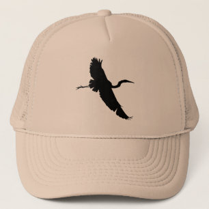 Gorra de la silueta del Egret 1 del vuelo