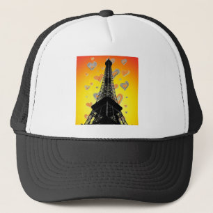 Gorra de la Torre Eifel Hearts