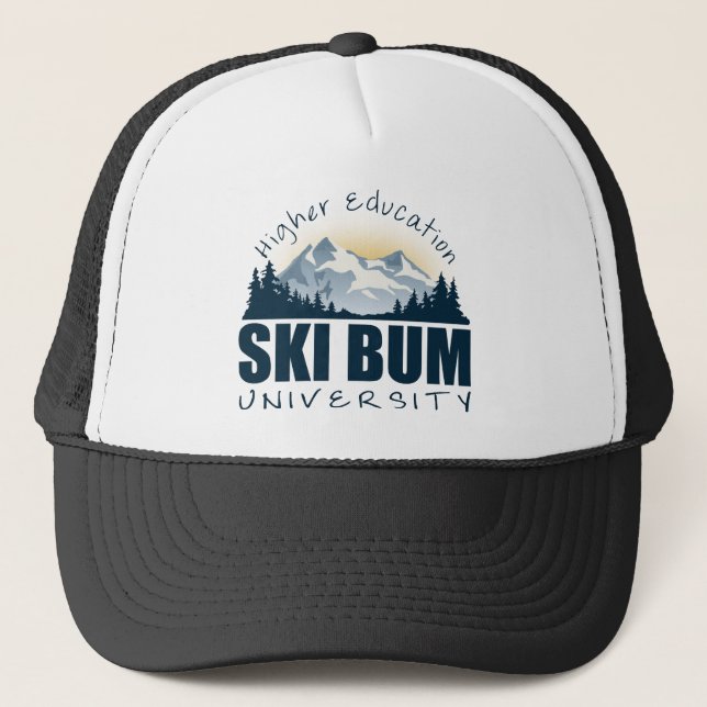 Gorra de la Universidad Ski Bum (Anverso)