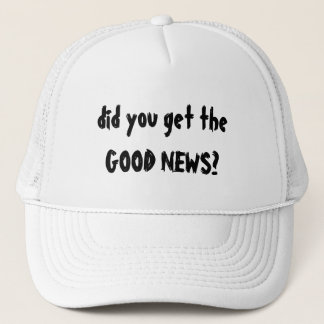 Gorra de las buenas noticias