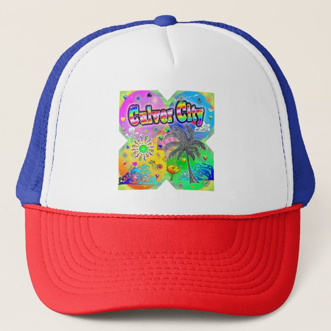 Gorra de las estaciones de Culver CIty Quadro (Anverso)