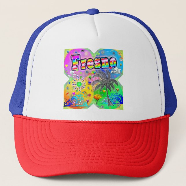 Gorra de las estaciones Fresno Quadro (Anverso)