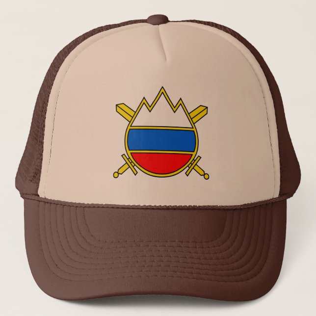 Gorra de las Fuerzas Armadas de Eslovenia (Anverso)