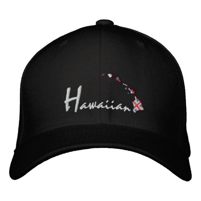 Gorra de las Islas Hawái - Negro (Anverso)