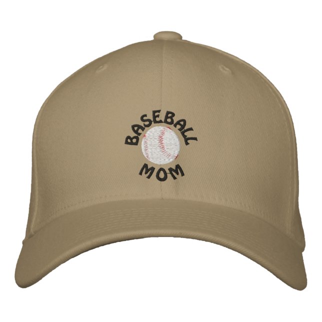 Gorra de las mamás de béisbol con bordado (Anverso)