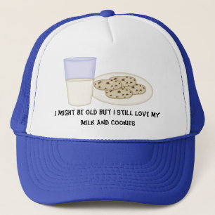 Gorra de leche y cookies