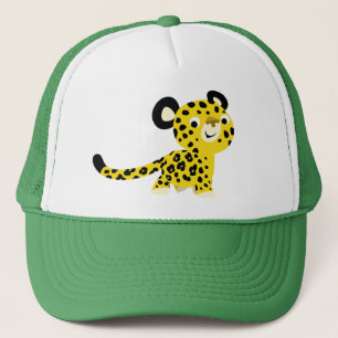 Gorra de leopardo simpático con los Personalizados