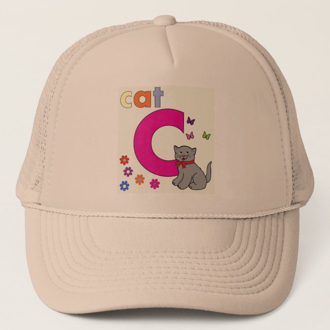 Gorra de letra de gato C (Anverso)