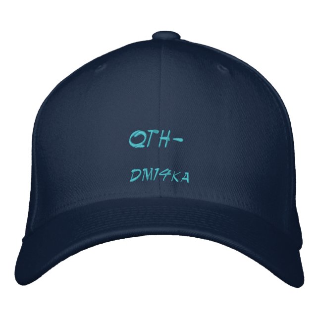 Gorra de localización de QTH de Radio Amateur (Anverso)