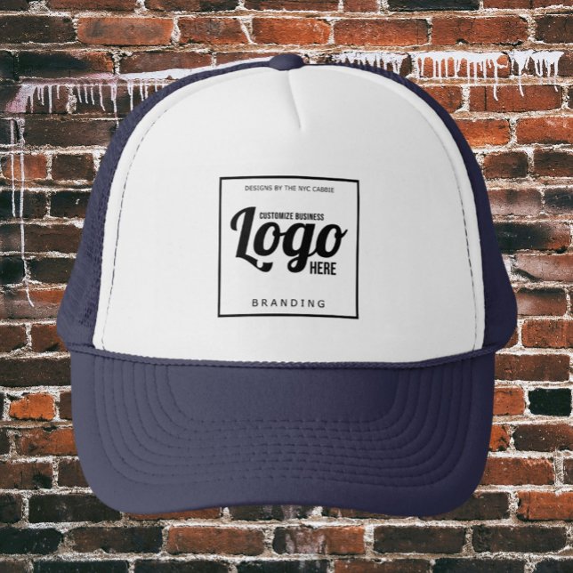 Gorra de logotipo de Personalizado azul (blue custom logo hat)