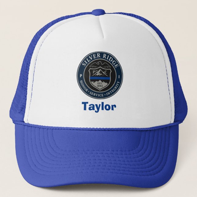 Gorra de logotipos del Departamento de Policía per (Anverso)