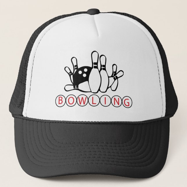 Gorra de los aficionados a la pelota de boliche y  (Anverso)