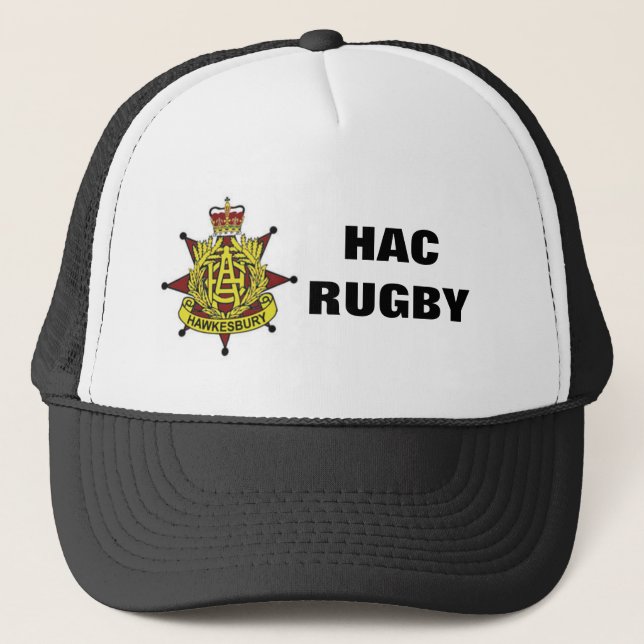 Gorra de los camioneros del rugbi de HAC (Anverso)