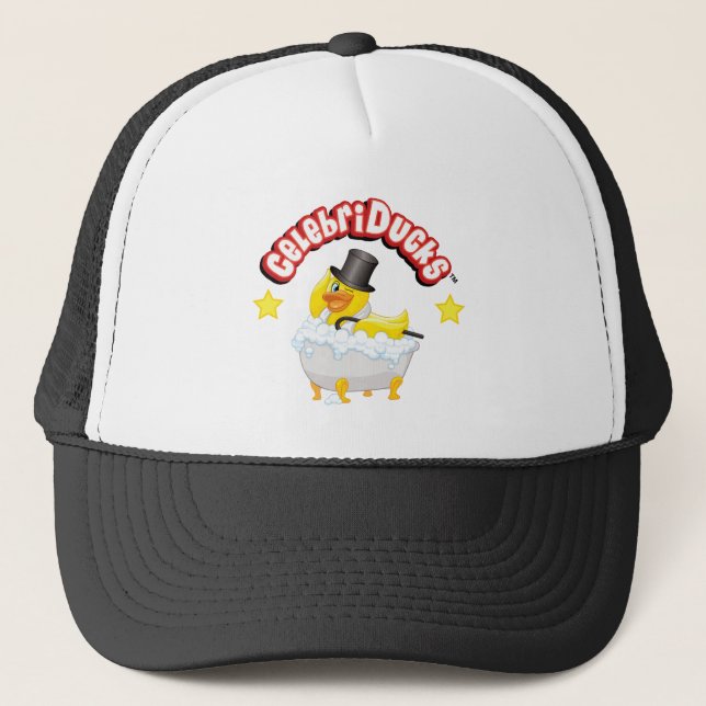 Gorra de los camiones de caucho CelebriDucks (Anverso)