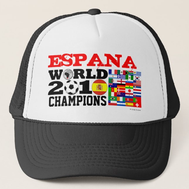 Gorra de los campeones del mundial 2010 de Espana (Anverso)