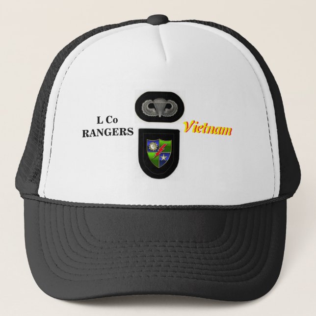 Gorra de los Inf 101os Abn del guardabosques 75.o (Anverso)