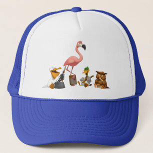 Gorra de los pájaros de O de la banda de jarro