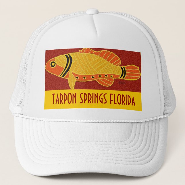 GORRA DE LOS PESCADOS DE TARPON SPRINGS (Anverso)