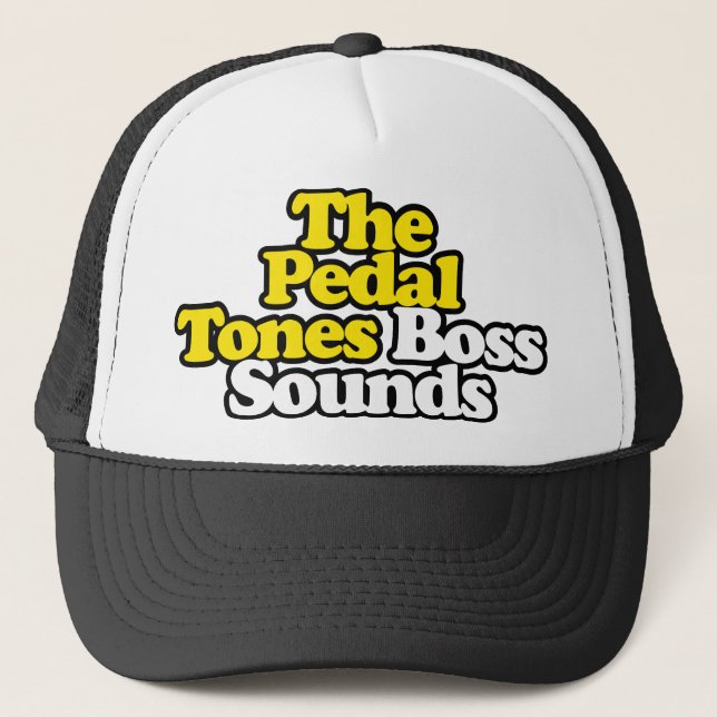 Gorra de los sonidos de Boss con el esquema negro (Anverso)