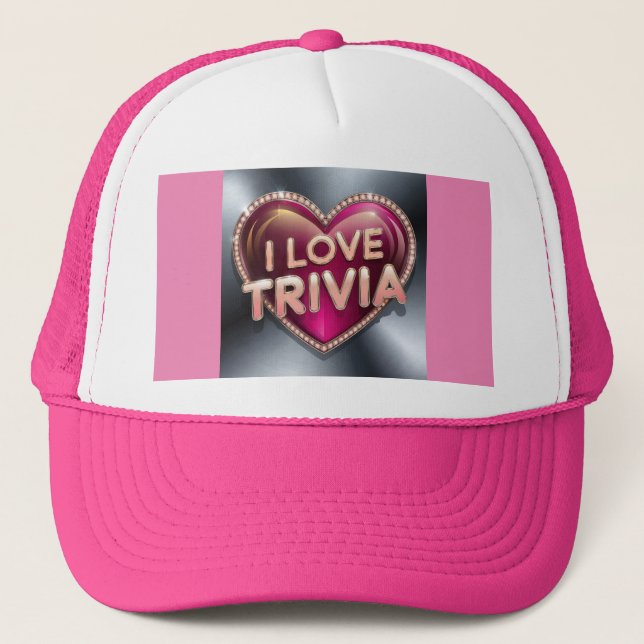 Gorra de Luxe I Love Trivia (Anverso)