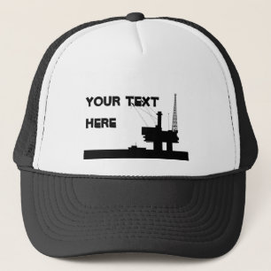 Gorra de malla de petróleo de alta mar