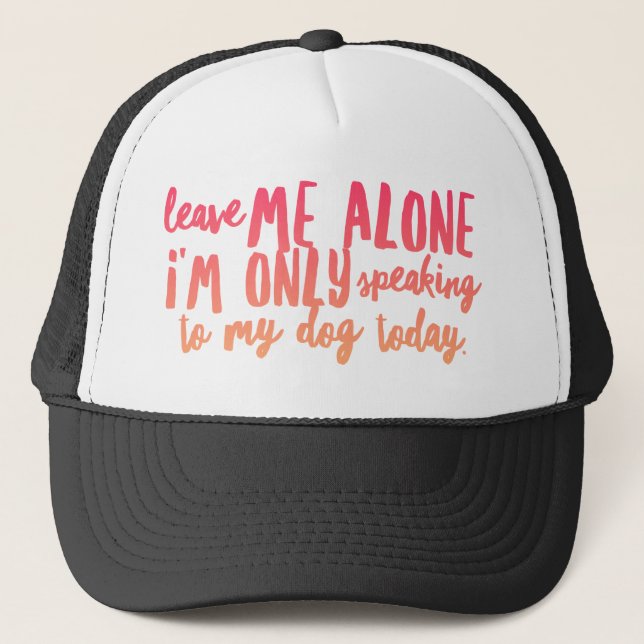 Gorra de mi perro camionero (Anverso)