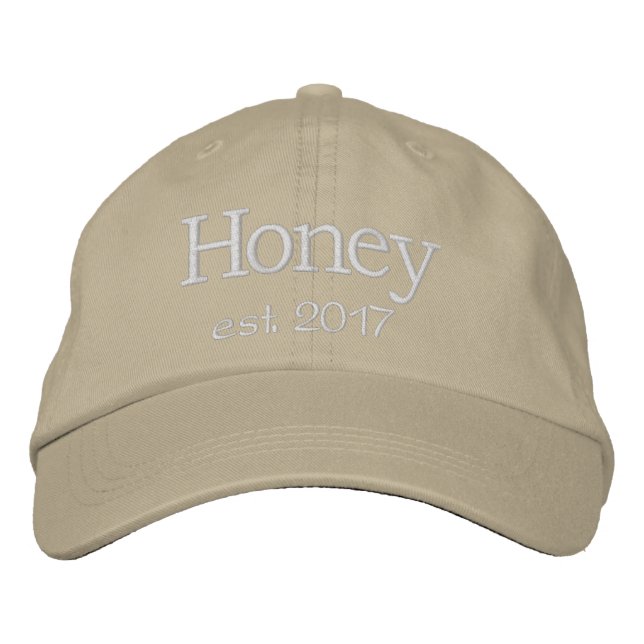 Gorra de miel - Stitling blanco (Anverso)