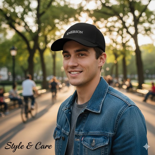 Gorra de nombres personalizados - Estilo Béisbol b (Personalized Name Hat – Embroidered Baseball Style)