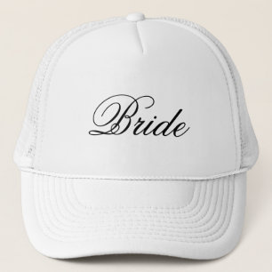 Gorra de novia blanco simple