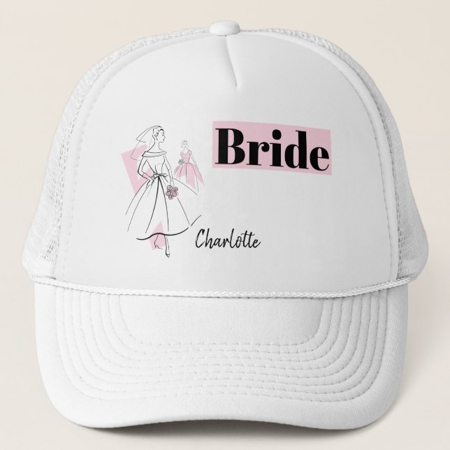 Gorra de novia del grupo de novias Fashion Bride P (Anverso)