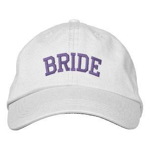 Gorra de novia Gray Embroidery Bachelorette Gorra