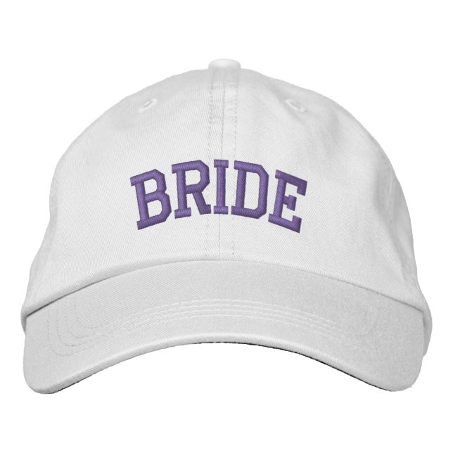 Gorra de novia Gray Embroidery Bachelorette Gorra (Anverso)