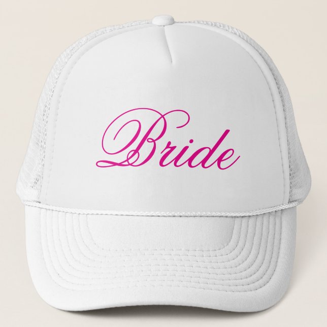 Gorra de novias blanco y caliente (Anverso)
