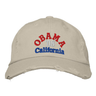 Gorra de Obama en California 2008