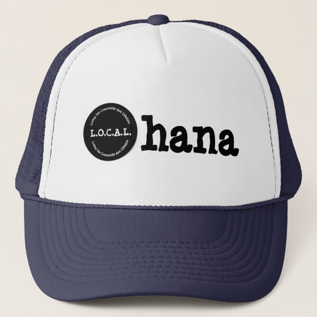 Gorra de Ohana L.O.C.A.L.Trucker (Anverso)