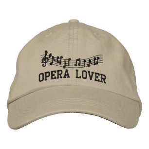 Gorra de Ópera con bordado