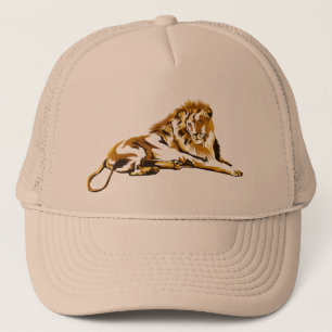 Gorra de oro del león
